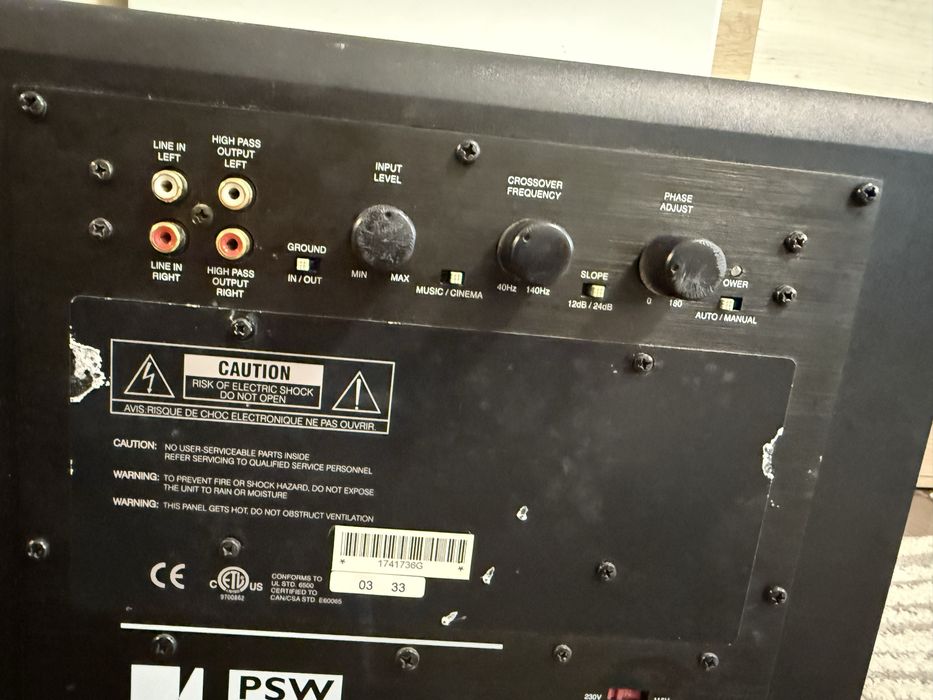 KEF PSW-2010 10” Subwoofer