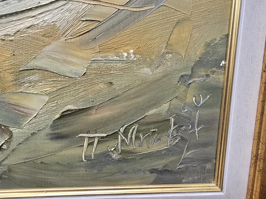 Павел Митков - картина Рилски Манастир 65/80см