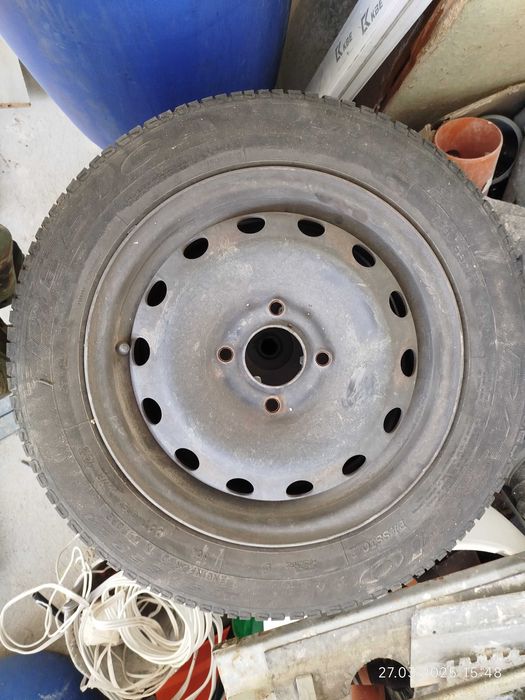 4 броя летни гуми с джанти за  Пежо 206