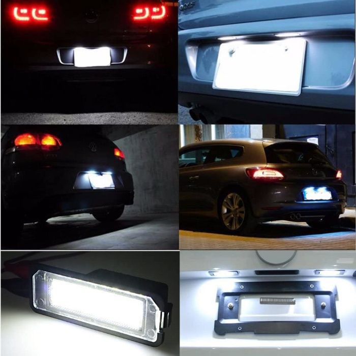 LED плафони регистрационен номер VW GOLF 4 5 6 7 Passat Ibiza Leon