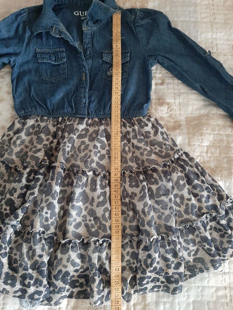 Детска дънкова рокля Guess