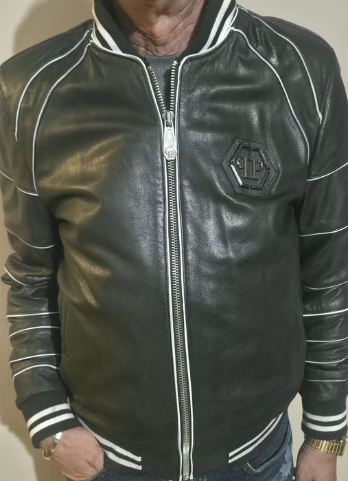 PHILIPP PLEIN-Мъжко Кожено Яке.