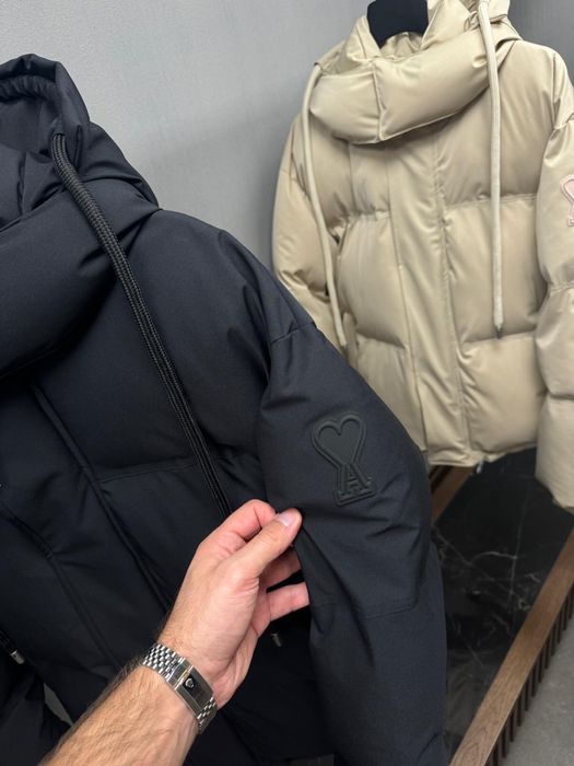 Geaca puf gasca Ami Paris calitate superioara