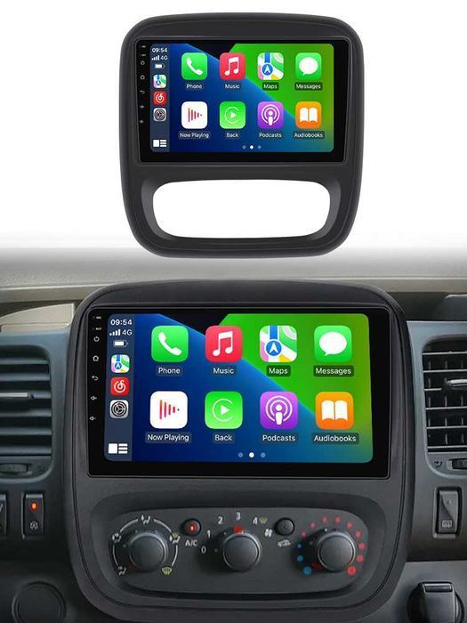 NAVIGATIE Android 14 Renault Trafic 3 Opel Vivaro B CarPlay + CAMERA