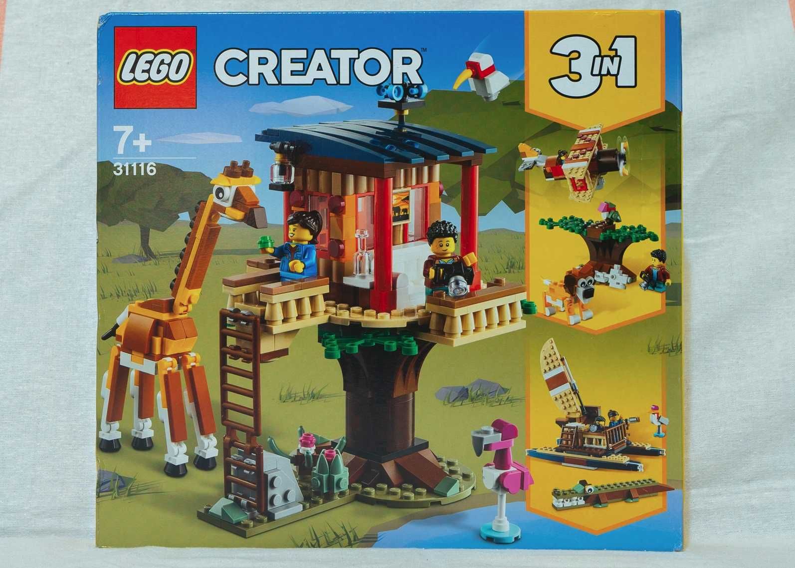 LEGO Creator 3 in 1 31116 Căsuță în copac animale din safari [Sigilat]