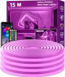 НОВА! RGB неонова LED лента 15м, музикална синхронизация