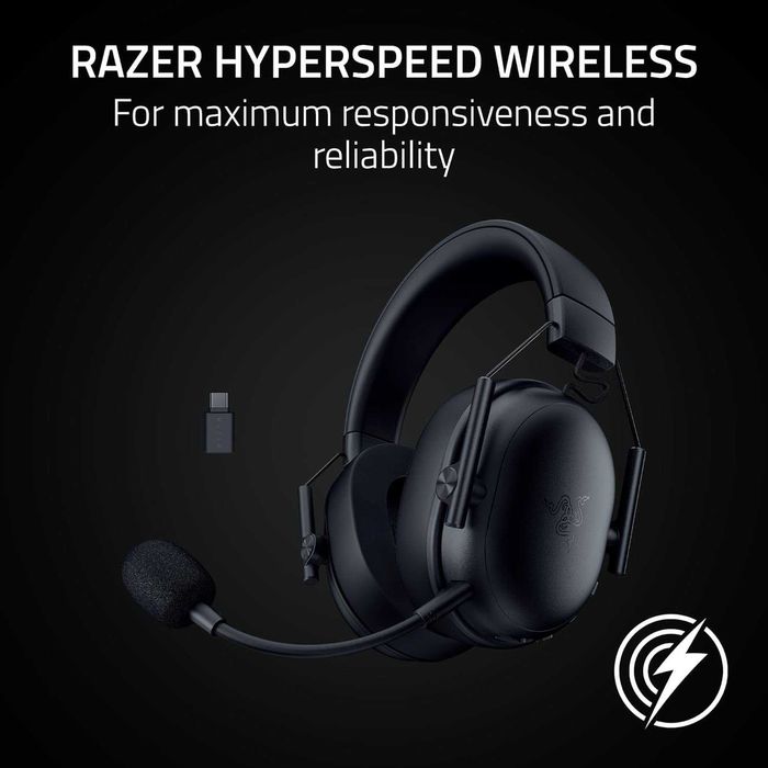 Razer BlackShark V3 X HyperSpeed Безжични слушалки, ултра леки 270 гр