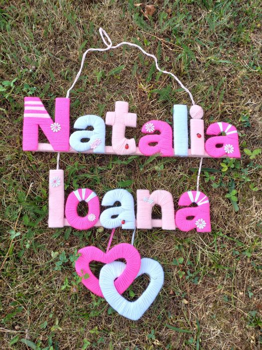 Nume decorative handmade