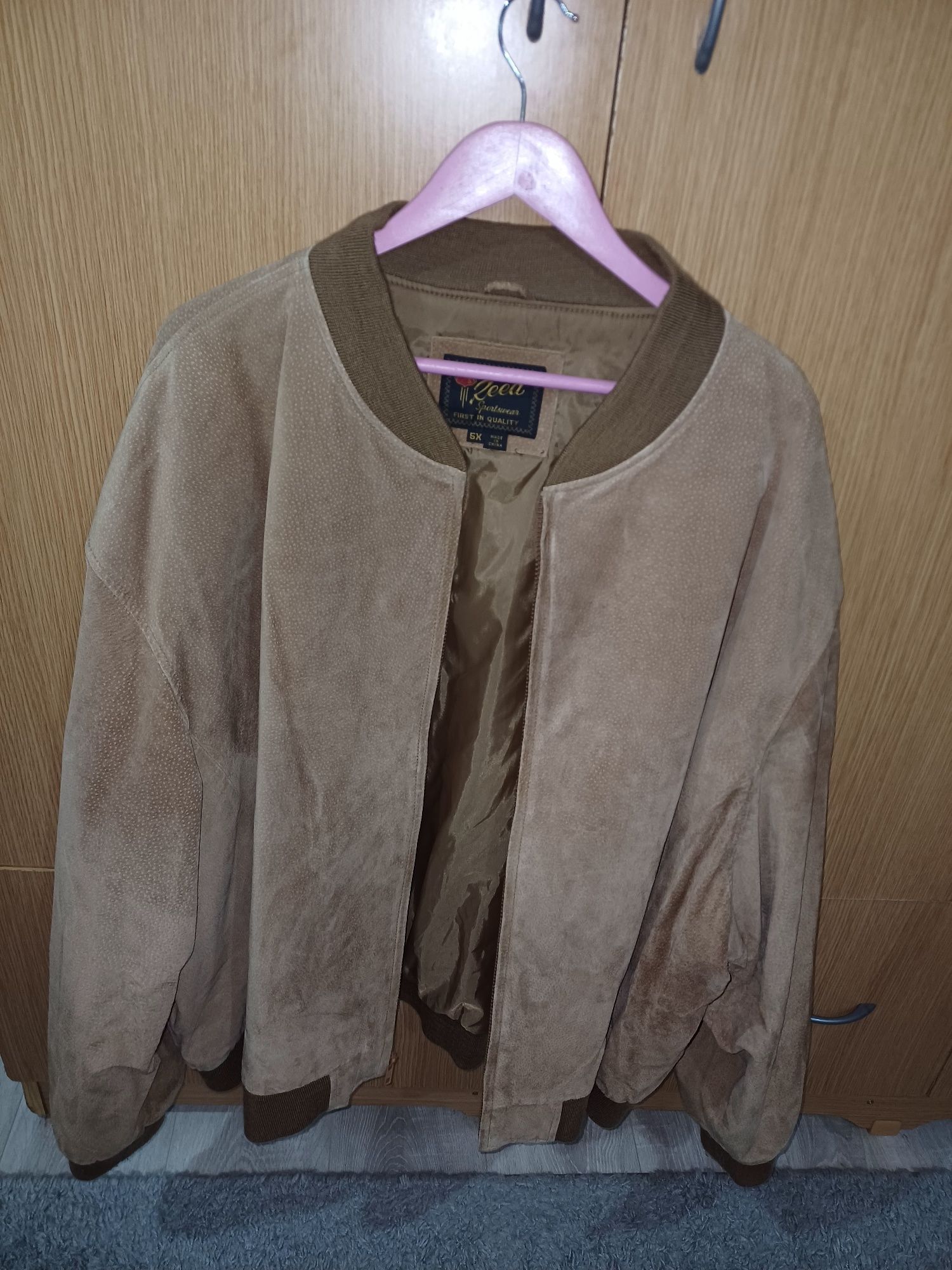 Geacă piele mărime mare 5xl,calitate deosebită