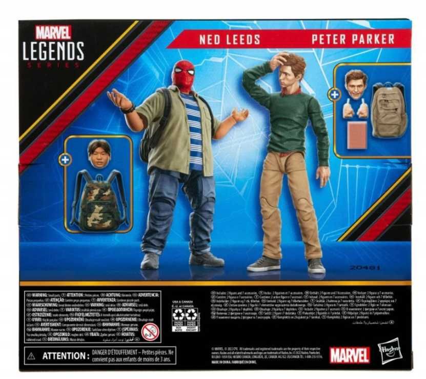 Set Figurine Spider-Man: Homecoming Marvel Peter Parker Ned 15 cm