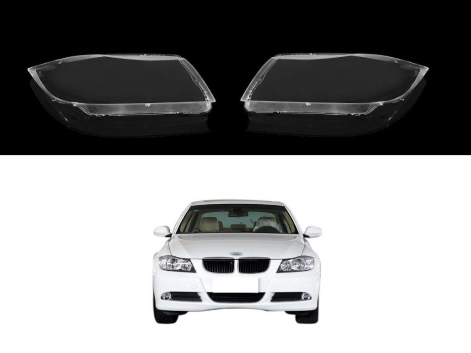 Комплект стъкла за фарове (халогенен фар без ксенон) за BMW 3 E90