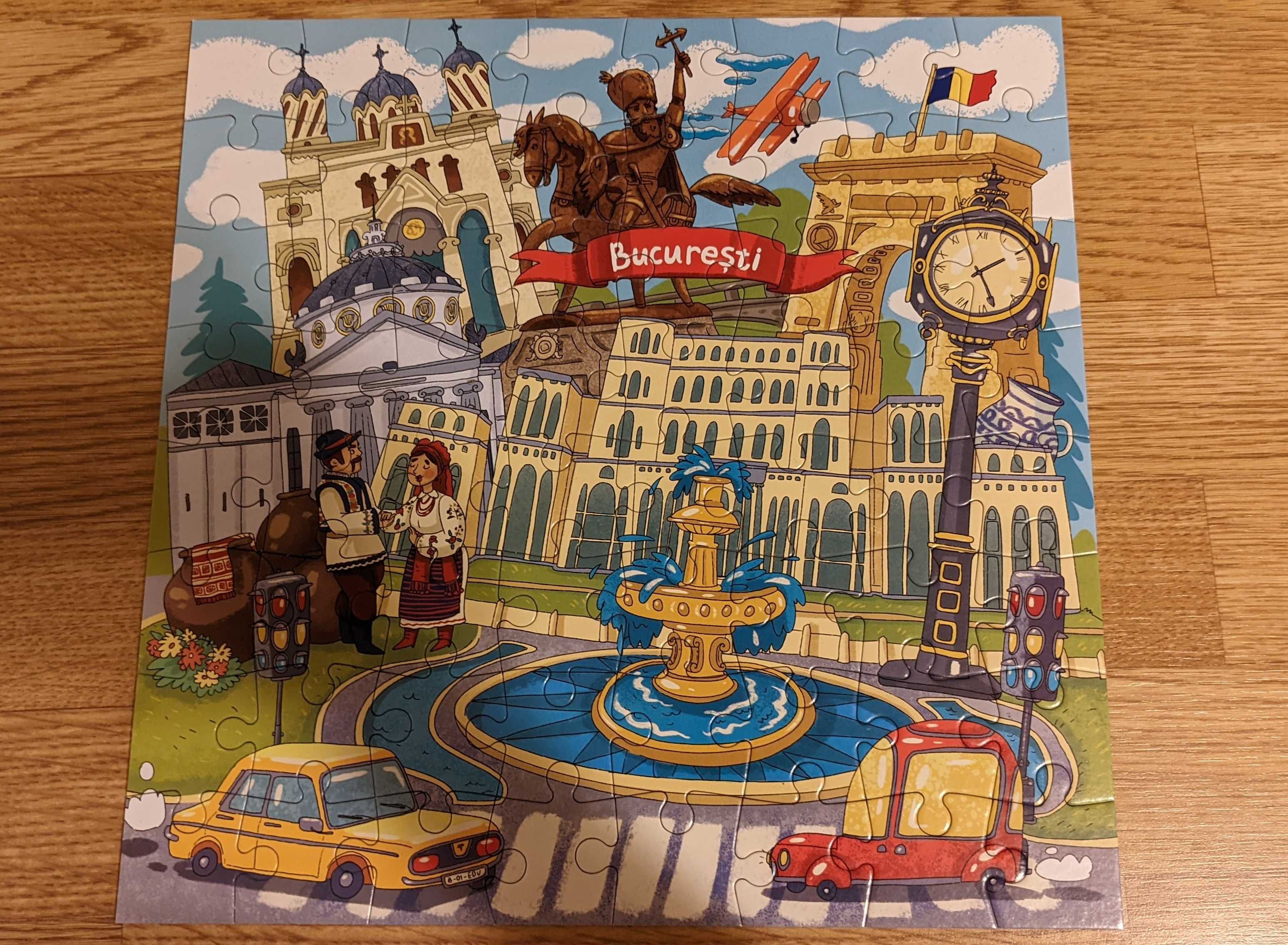 Puzzle - Bucuresti (64 piese), ca nou