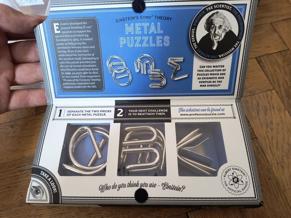 Set puzzle-uri metalice – The Einstein Collection  - Perfect ptr Cadou