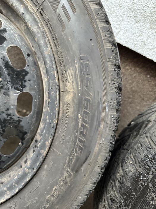 Jante roti tabla 195/60/15 iarna dot 2022 4x108 ford fiesta