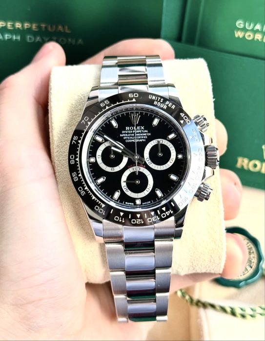 Rolex Daytona Otel Black Dial Vader Card 2022 Ceramic 40mm