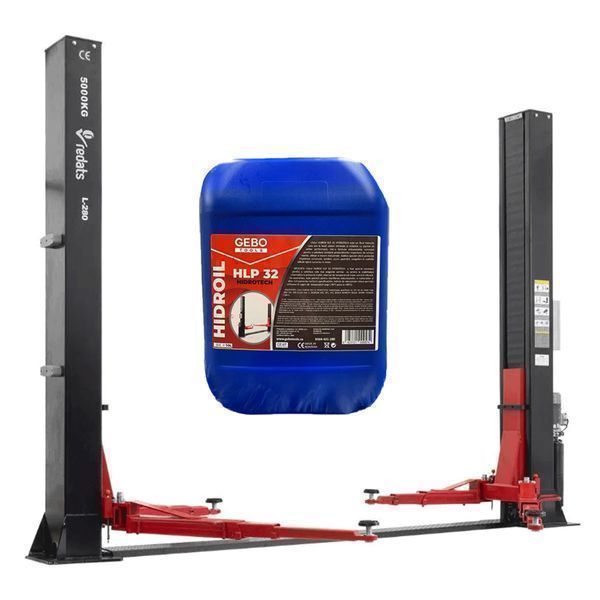 Двуколонен подемник, 5 т с автоматично отключване, 380 v + безплатно м