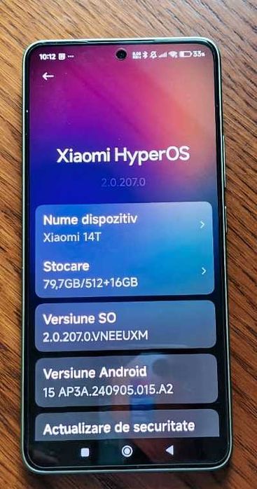 Telefon Xiaomi 14T, 12GB RAM, 512GB, 5G, Lemon Green