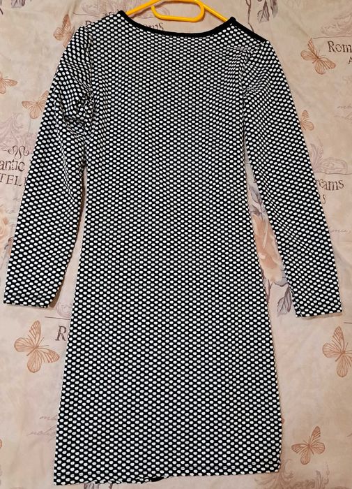 Черно-бяла Дамска рокля