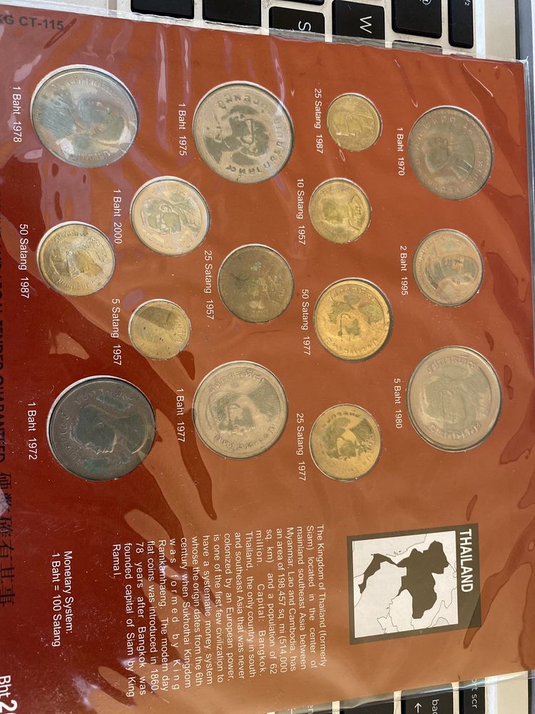 Seturi monede tari exotice