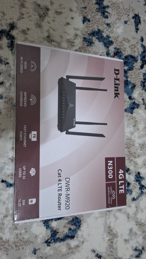 Wifi router. 4 shoxli 4G lte. D link DRW M920 model. Yangi