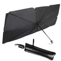 Parasolar pliabil tip umbrela pentru parbriz auto