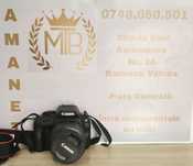 Apart foto  DSLR Canon EOS 100D ,18MP, Black + Obiectiv EF-S  18- 55mm