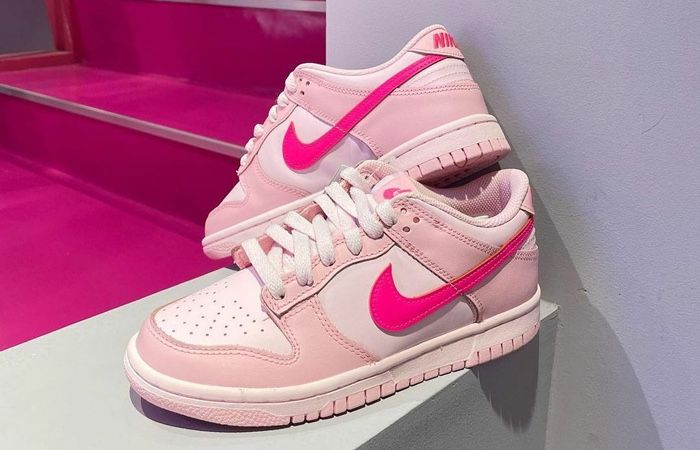 Чисто нови!! 100% Оригинални Nike Dunk Low Triple Pink