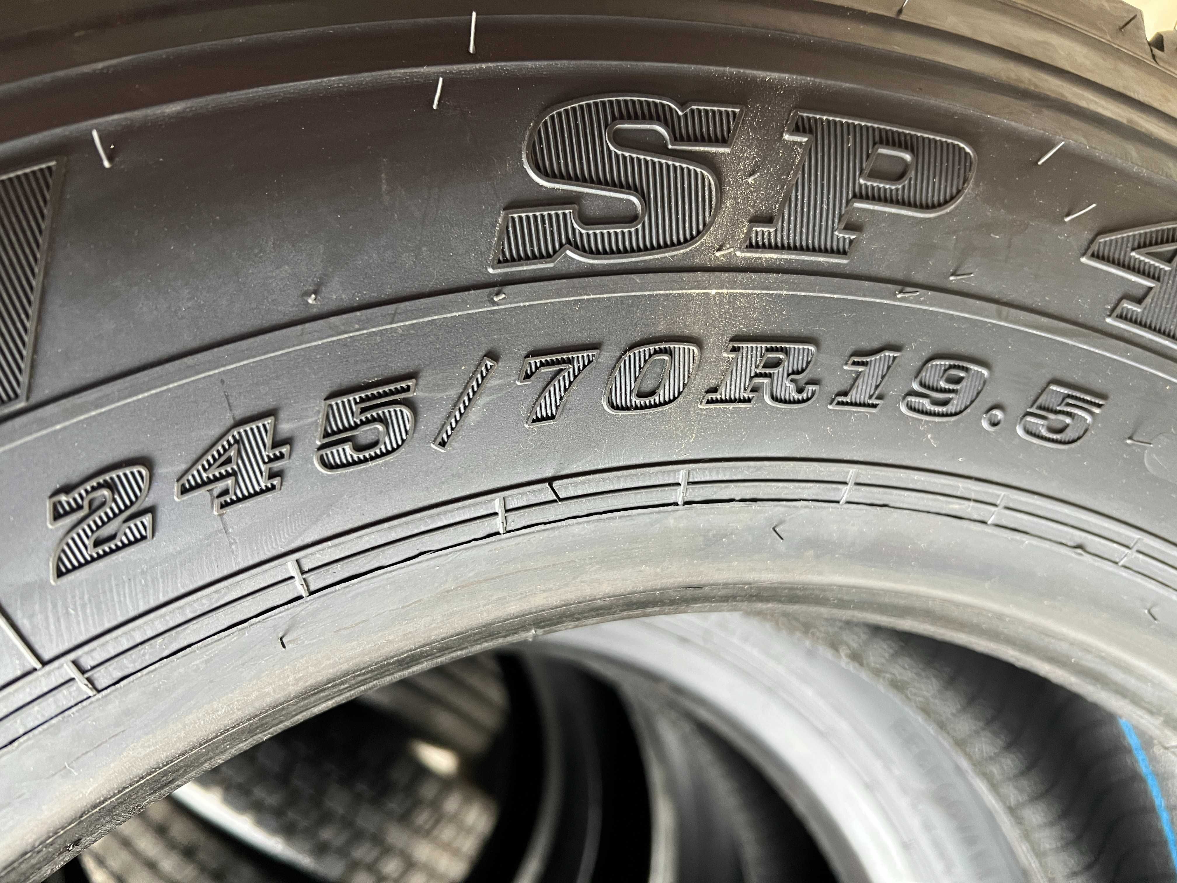 4Нови товарни гуми 245/70R19.5 Dunlop SP446 136/134M M+S 1980лв. с ДДС