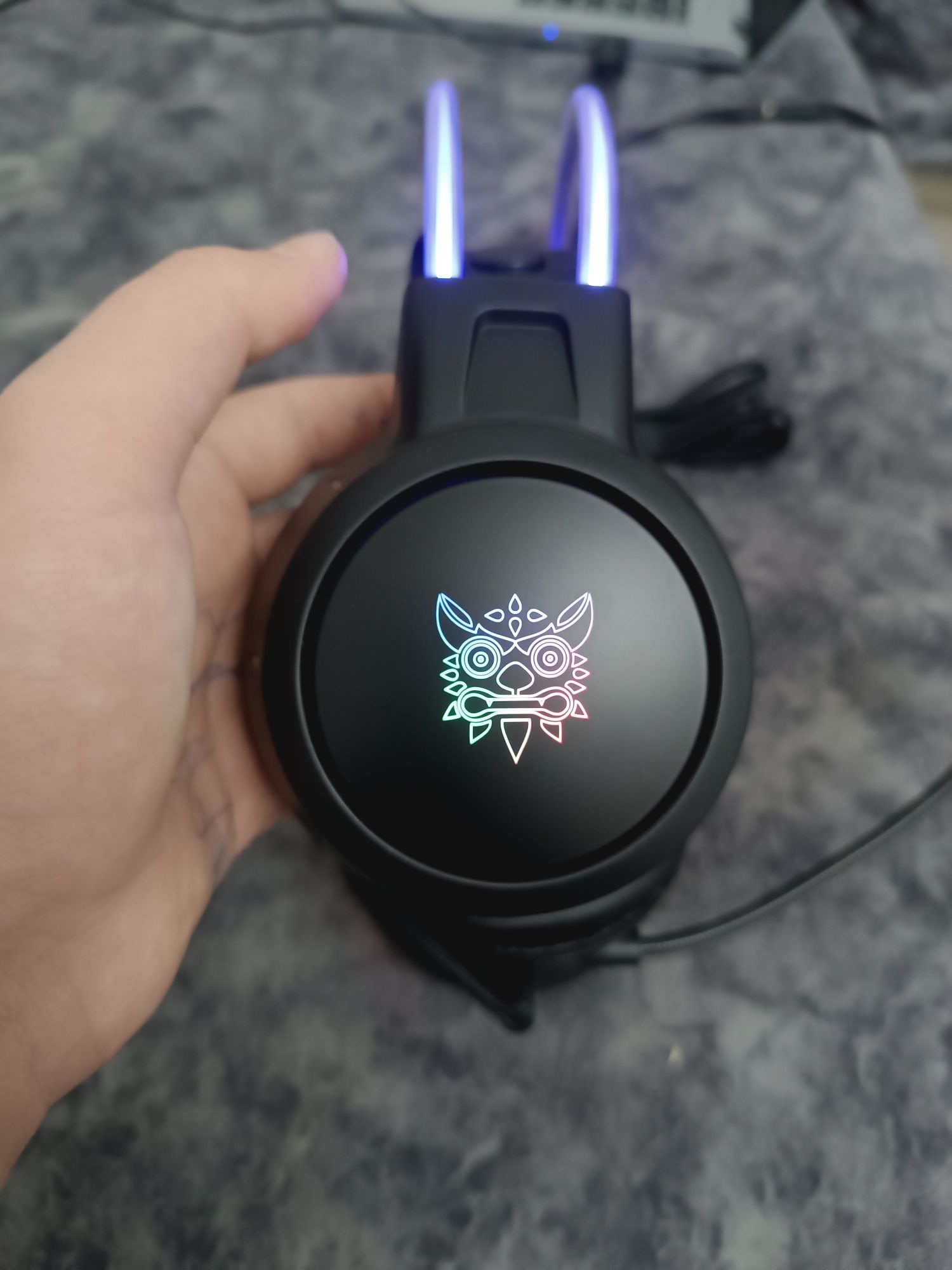 Наушники х15 про с RGB подсветкой новые