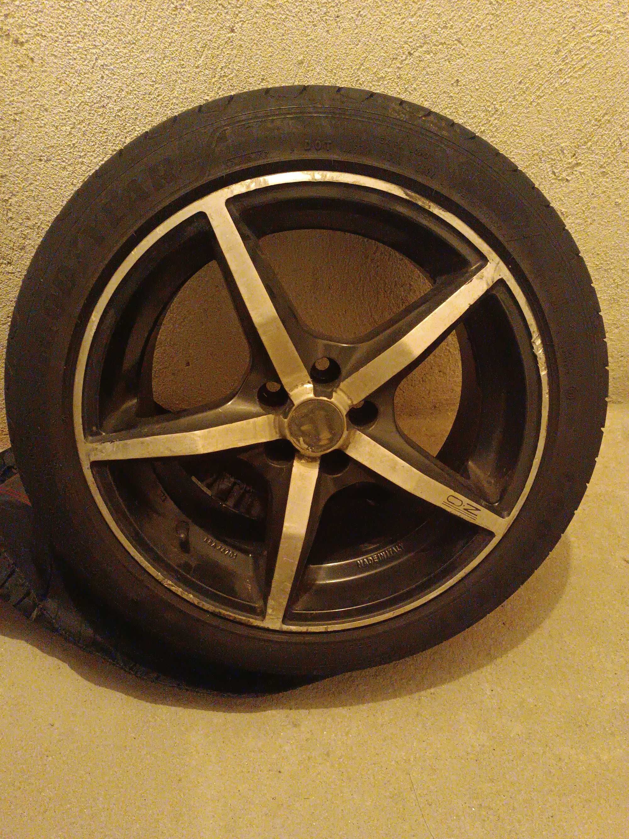 Джанти OZ Canova Black 17" с гуми 225/45/17 GOODYEAR EFFIGRIP