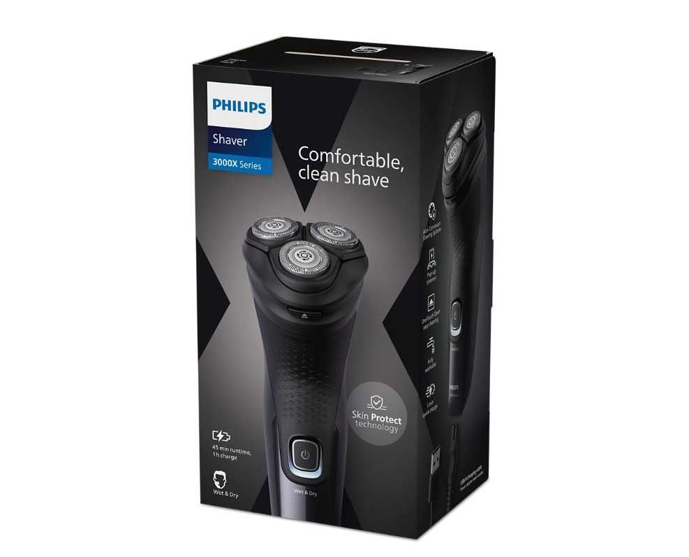 Електрическа самобръсначка, Philips, Series 3000 X3051, PowerCut