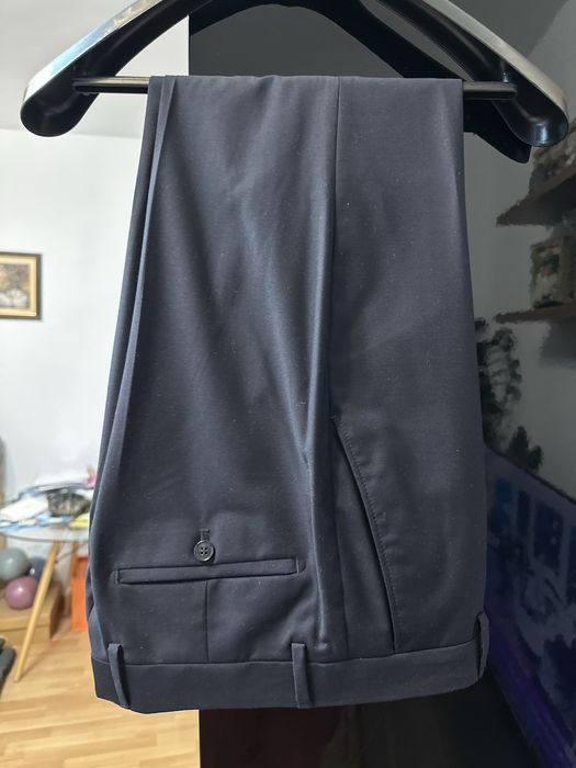 Costum barbatesc PACO ROMANO Slim FIT marimea 46 bluemarin