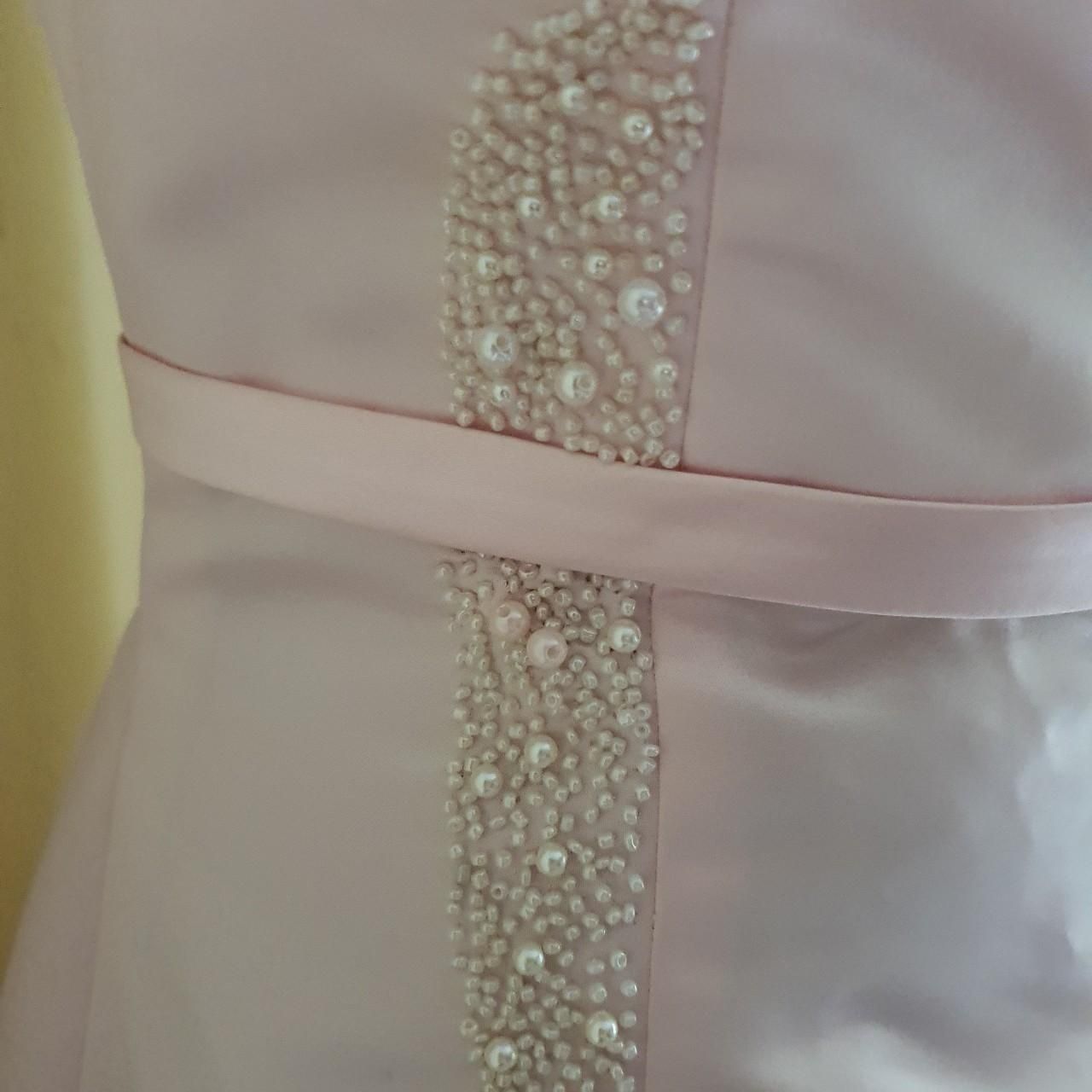 Rochie de nunta roz din satin