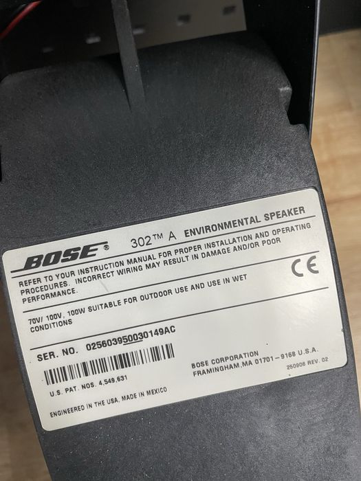 Bose panaray 302 a 400w boxe exterior mai multe bucati disponibile