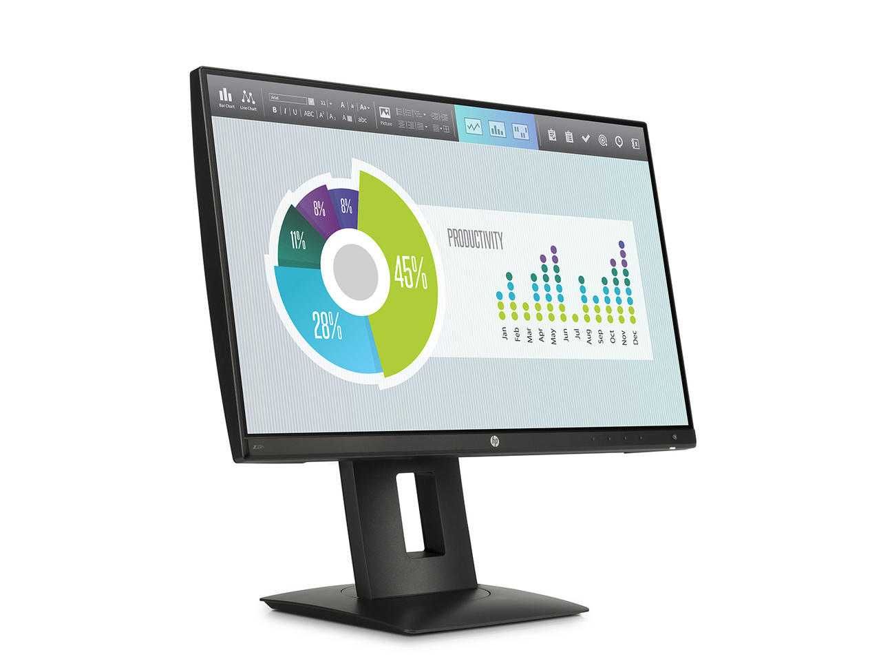 Монитор HP Z23n 1920x1080 с 12 месеца гаранция
