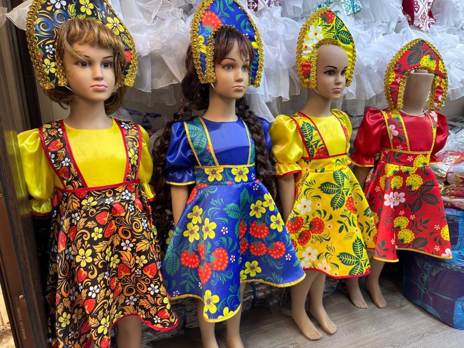 Кавказский русский узбекский костюмы