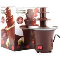 Mini fantana de ciocolata cu 3 nivele fondue, 65w