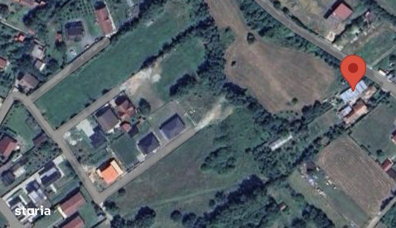 Teren de vânzare Cisnădie – 1102 mp, utilități la poartă