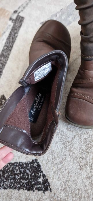 Vand botine de piele, maime 36