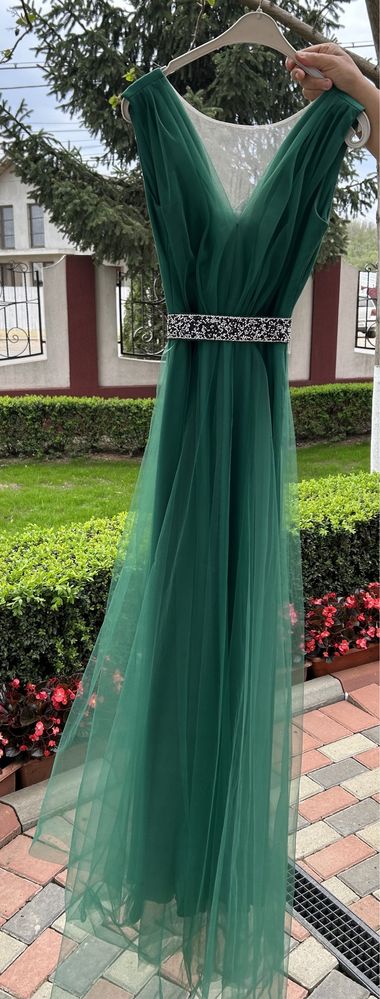 Rochie de seară verde