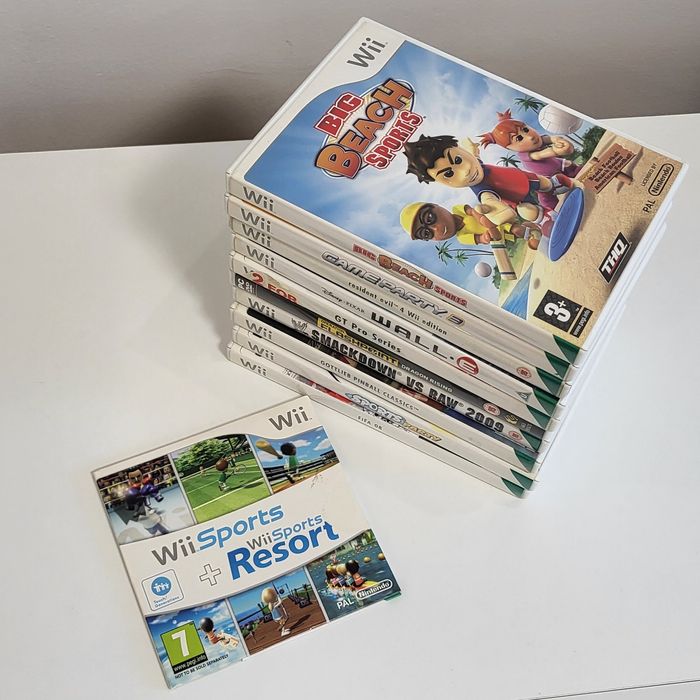 Nintendo Wii – stare excelentă | 8 jocuri | accesorii| full box