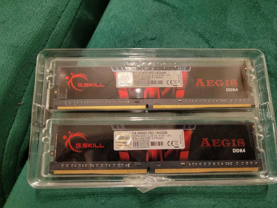 Рам памет 2x8GB DDR4 3000 G-Skill Aegis CL16 - F4-3000C16D-16GISB