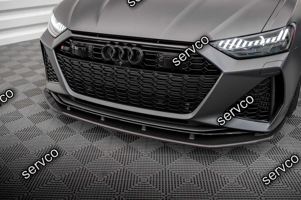 Prelungire bara fata Audi RS6 C8 RS7 C8 2019- v14 Maxton Design Carbon