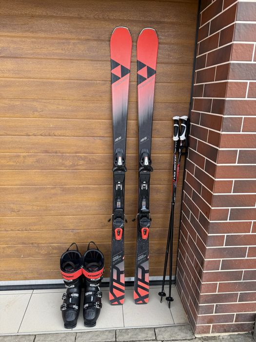 Schiuri Fischer Progressor XTR 165cm, Clapari Atomic Hawx 120  27-27.5