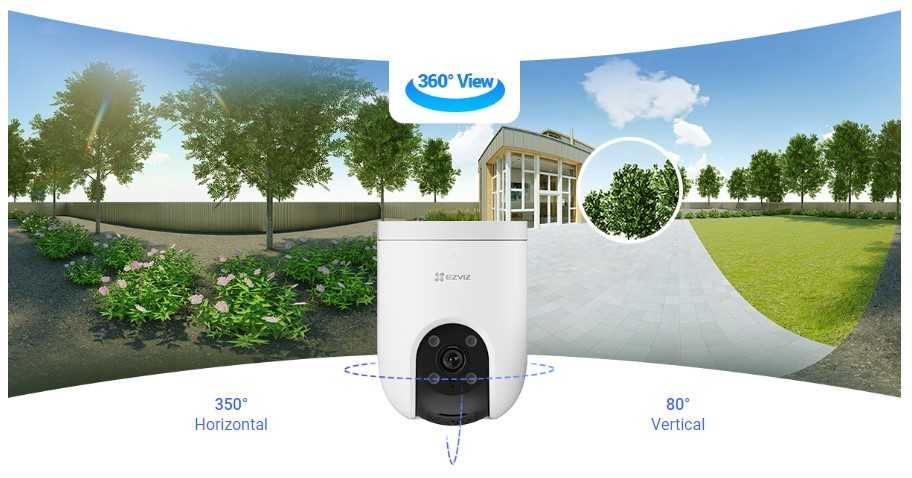 EZVIZ Wi-Fi поворотная камера CS-H8C, 3MP