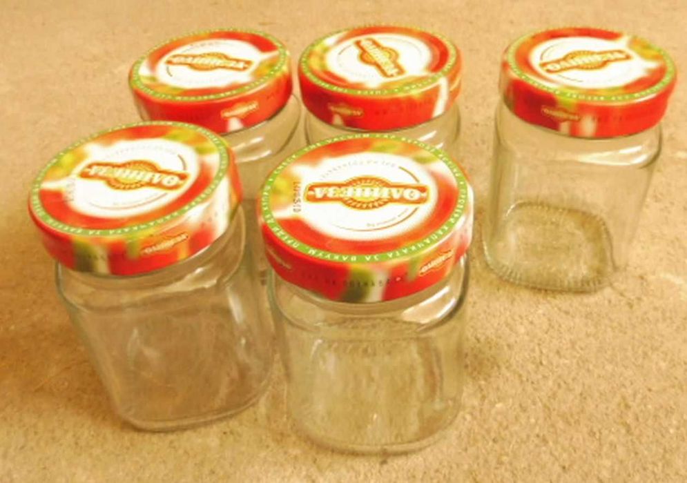 Буркани + винтови капачки комплект 720 мл, 540 мл, 360 мл.