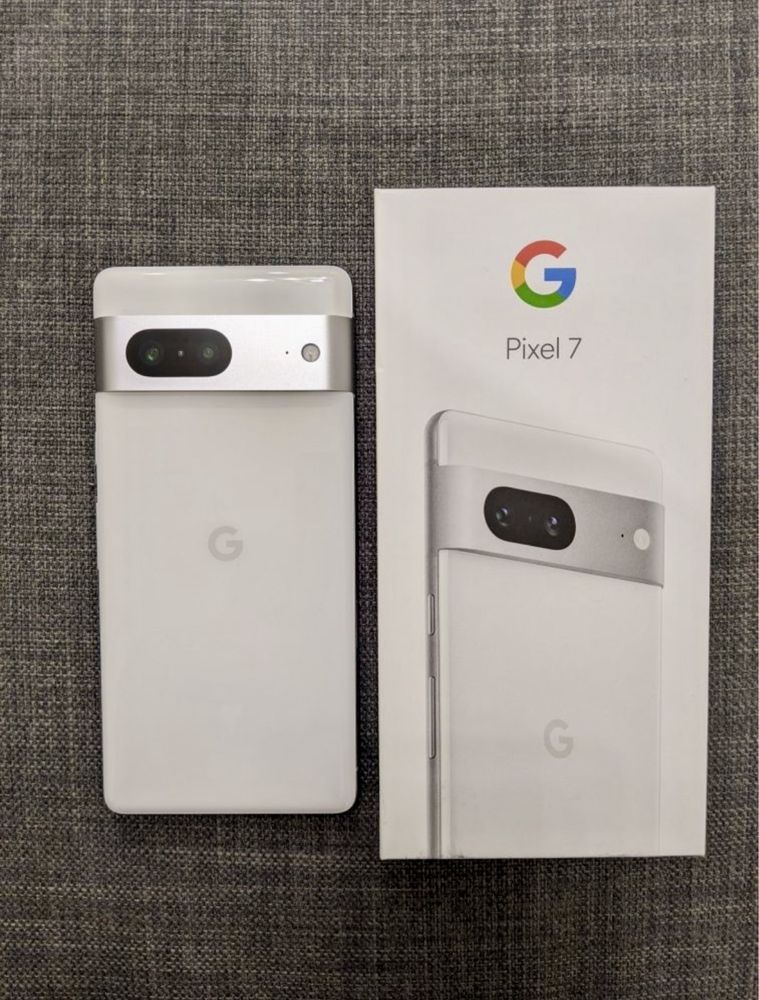 Продам Google Pixel 7, 128 гб, белый, с оригинальным чехлом, идеал.