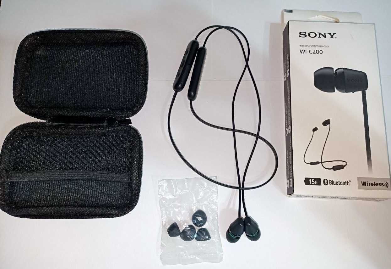 Наушники Sony WI-C200, Черные