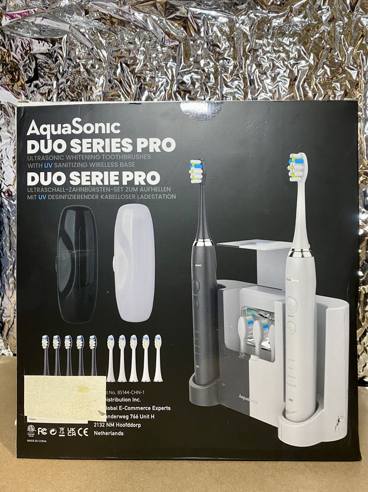 Промо ! Комплект AquaSonic Duo PRO, Ултра избелващи