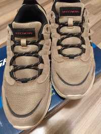 Ghete Skechers taupe+negru/marime 45.5